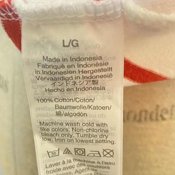 Madewell Northside Vintage Tee in Downing Stripe Women’s Size Large - Picture 7 of 9